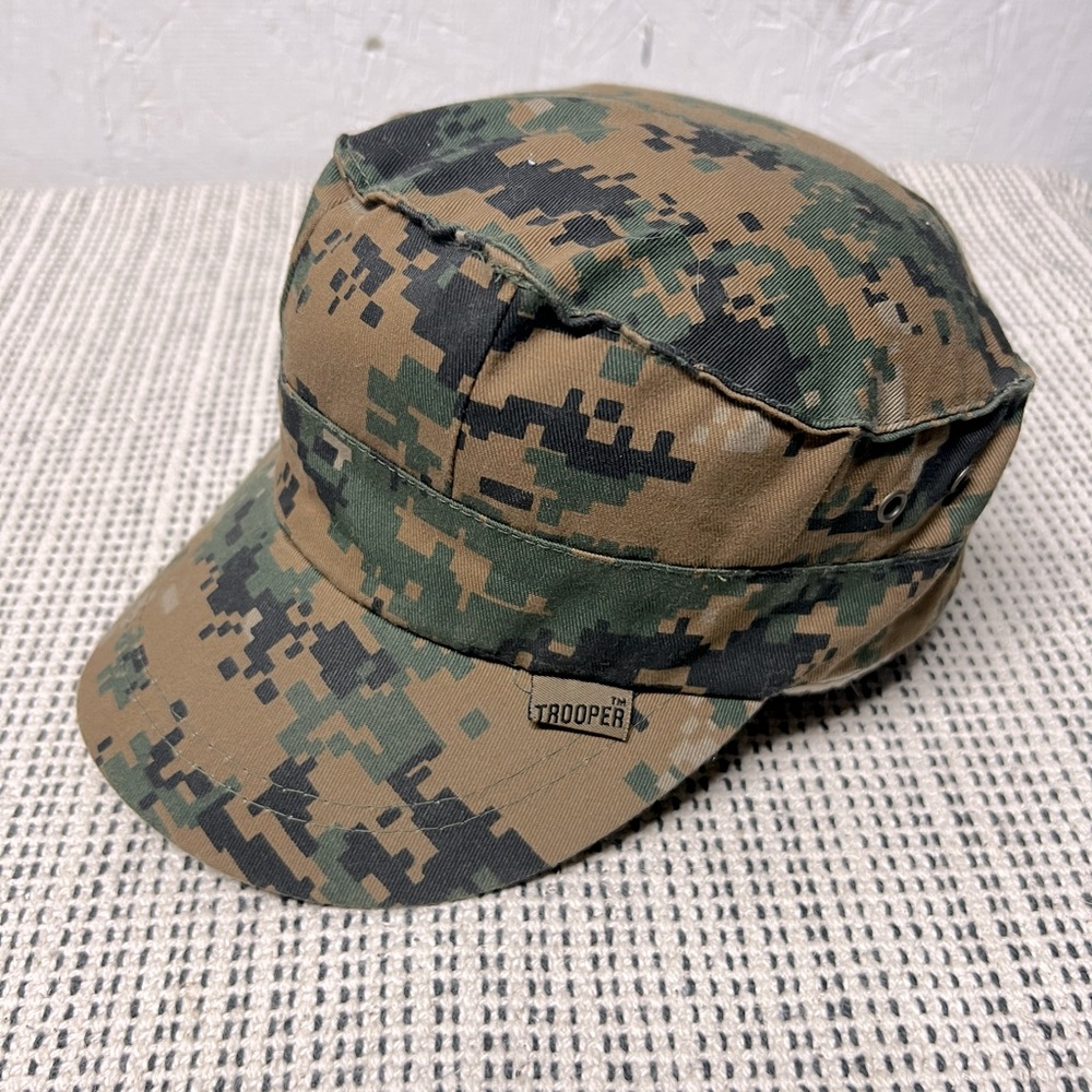 Tactical camouflage Patrol Cap cadet Digital Woodland military hat OS